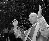 Prymas Wyszyński na Śląsku Opolskim 1966 r.;
